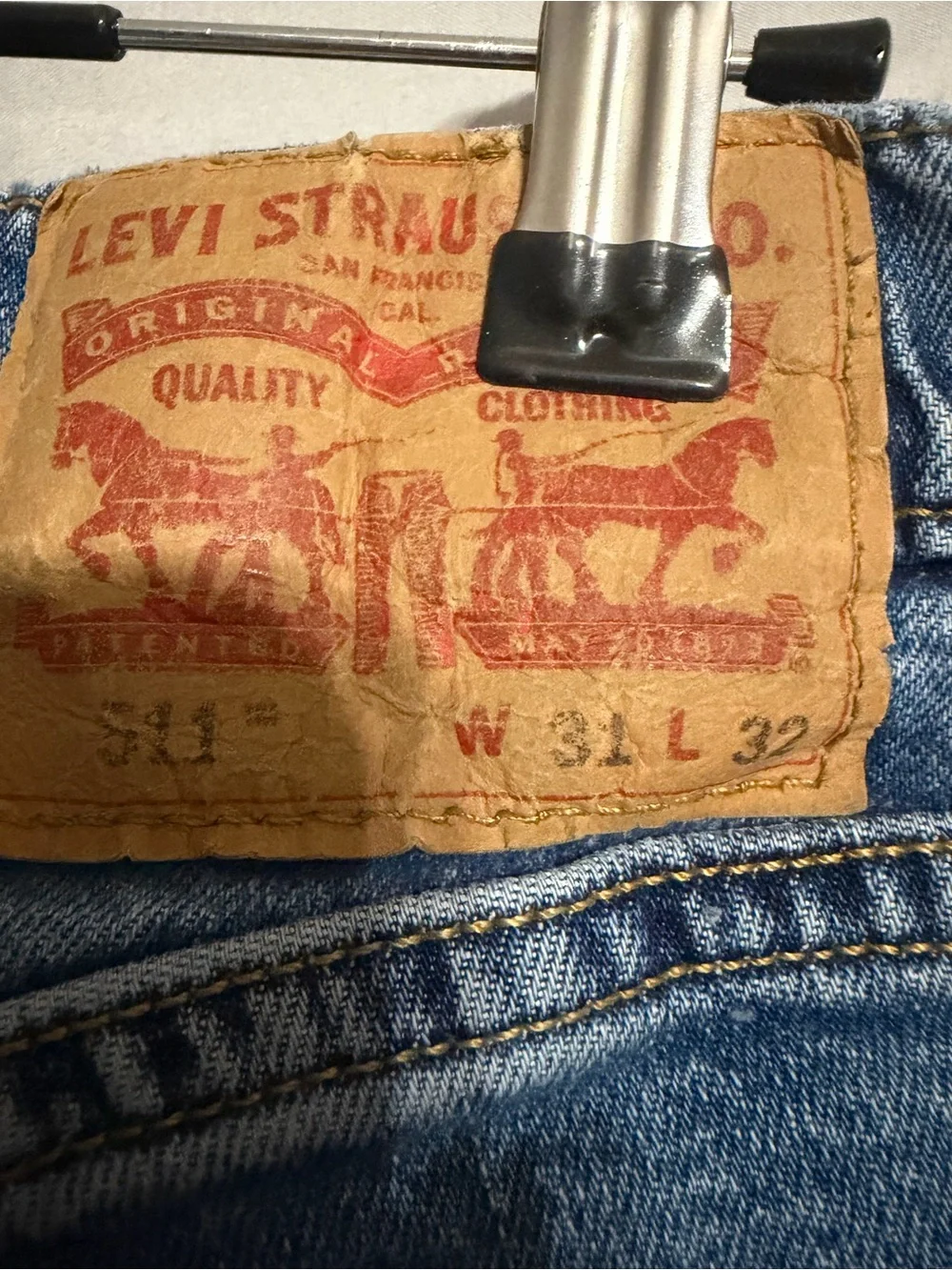 Levi's Slim Jeans in Light Blue Wash